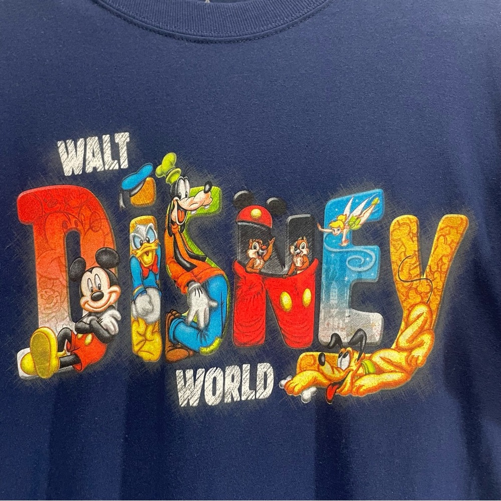 Walt Disney World Graphic T-Shirt Men's XL | Mickey Goofy Donald Pluto - Picture 2 of 7